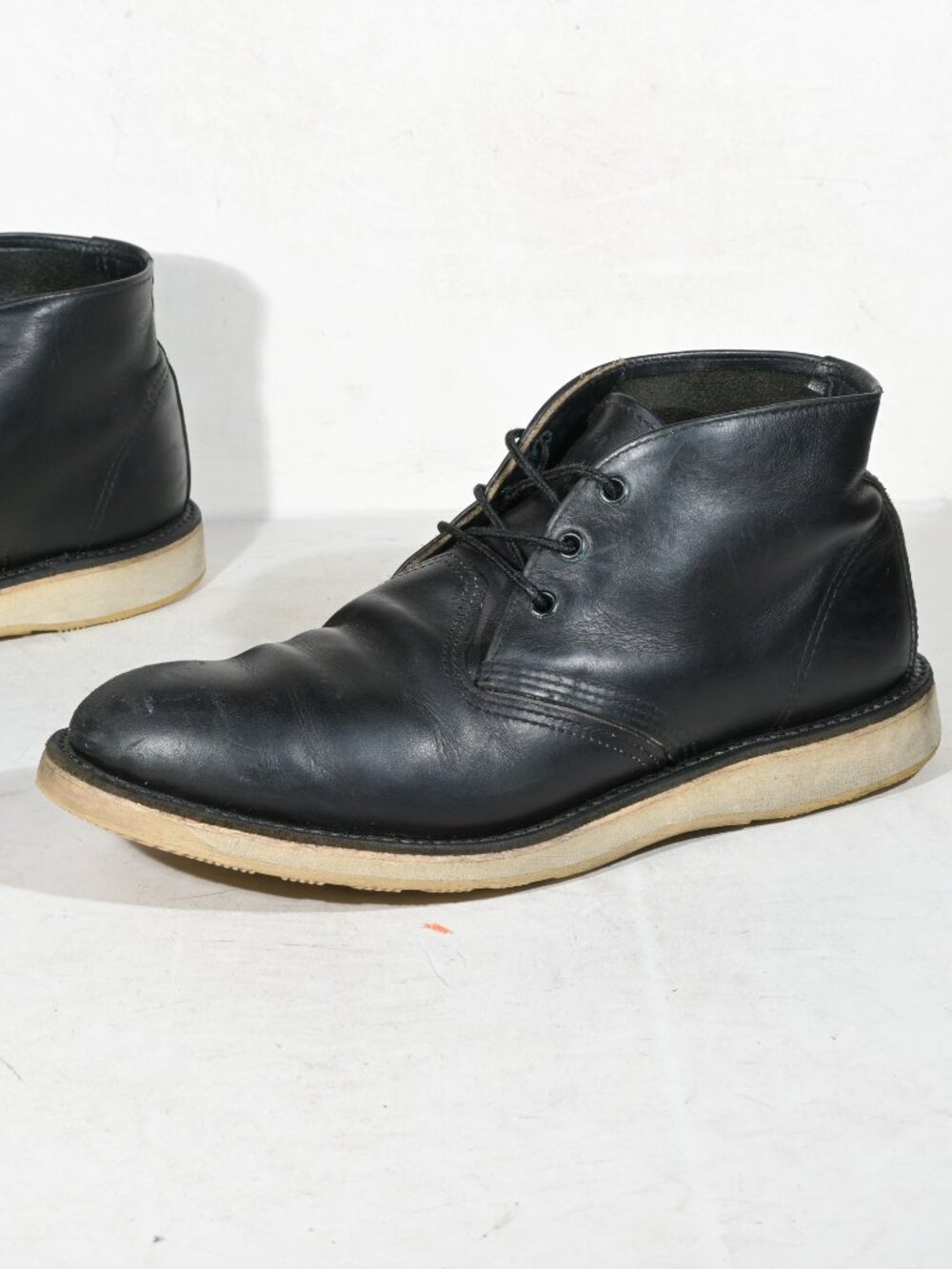 Vintage Red Wings Black Leather Chukka Boot - 11 mens